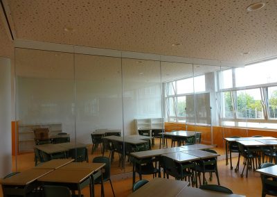 tabiques móviles tabiexpert proyecto tx-tabiglass colegio ave maria