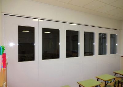 tabiques móviles tabiexpert proyecto tx-107 colegio jesus maestro