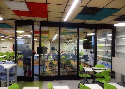 tabiques móviles tabiexpert proyecto tx-tabiglass facultad de educacion