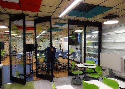 tabiques móviles tabiexpert proyecto tx-tabiglass facultad de educacion