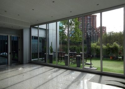 tabiques móviles tabiexpert proyecto tx-60 glass hotel nuevo madrid