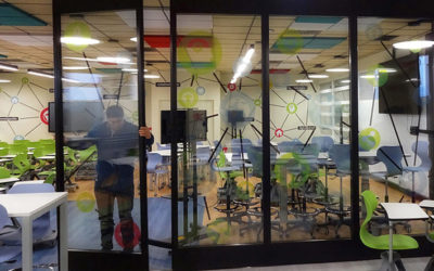 De aulas a hiperaulas mediante tabiques móviles