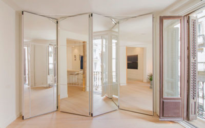 Tabiques móviles acabados en espejo, el nuevo lujo en decoración