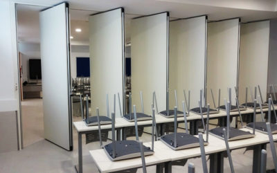 La regla del “color a definir por el cliente” en tabiques móviles