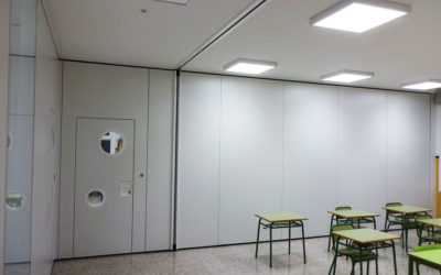 Tabiques móviles en el Plan de Nueva Arquitectura Pedagógica de la Xunta