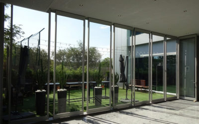 Restaurantes al aire libre con tabiques móviles TABIEXPERT TX GLASS