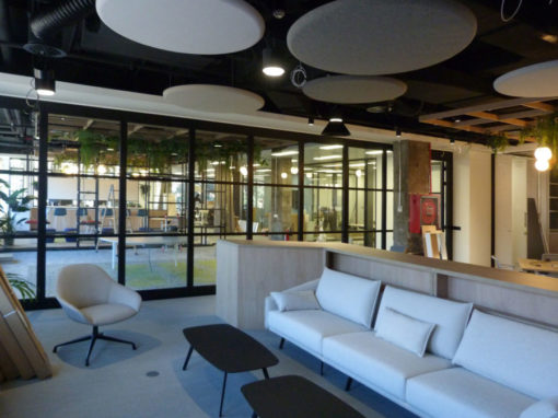 Tabique móvil TX-60.GLASS JTI Castellana