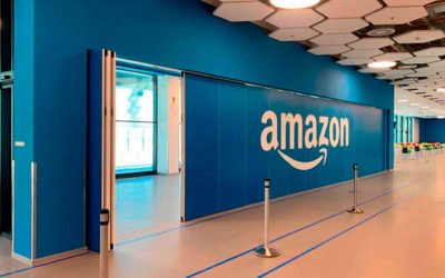 Tabique móvil TABIEXPERT TX-107 en las instalaciones de Amazon Valladolid