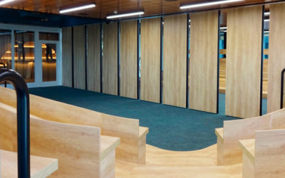 TABIEXPERT TX-107 y TX-87.ACOUSTICGLASS en el ágora de Suntory Beverage & Food Spain