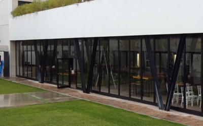 Terrazas integradas mediante tabiques móviles